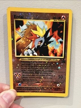Pokemon Entei Shiny Card